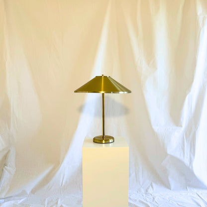Vintage 1970s Danish Vitrika Brass Desk Lamp