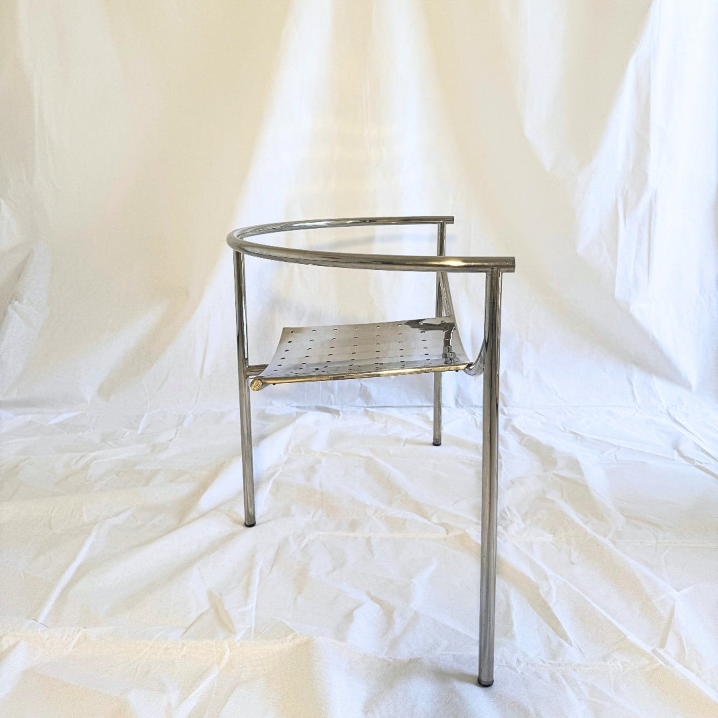 Vintage 1980s French Philippe Starck “Dr. Sonderbar” Chairs for XO in Chrome Steel