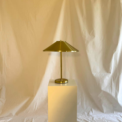 Vintage 1970s Danish Vitrika Brass Desk Lamp